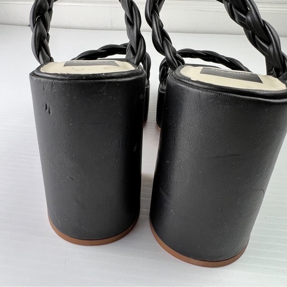 Dolce Vita Chunky Platform Heels womens 9 Black Ashby Twist Y2K 90s - Picture 10 of 12